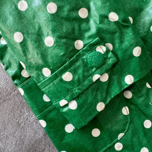 Baby Gap Green Polka Dot Raincoat EUC Sz 18-24 mos - Picture 2 of 8